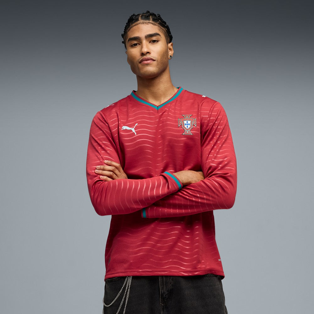 Portugal National Team 2026 Home Replica Long Sleeve Jersey - Puma Red