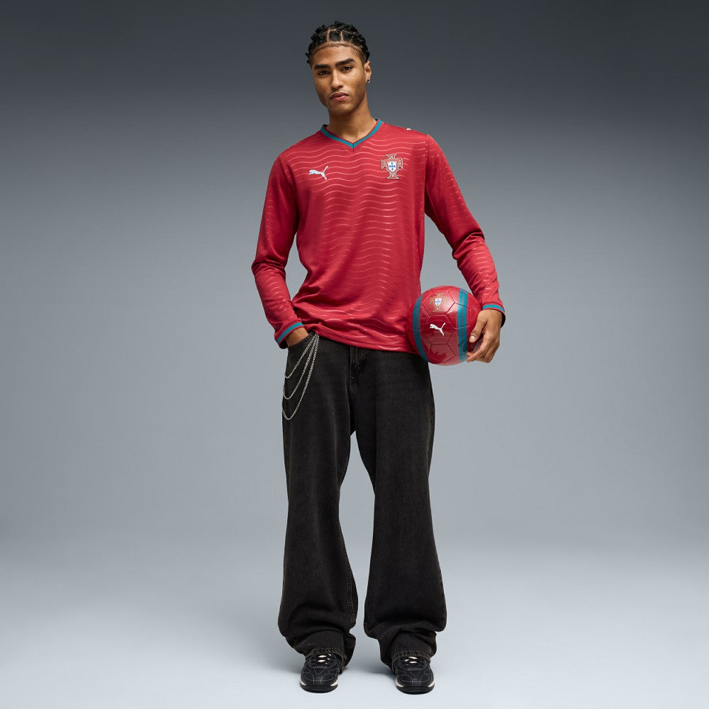 Portugal National Team 2026 Home Replica Long Sleeve Jersey - Puma Red