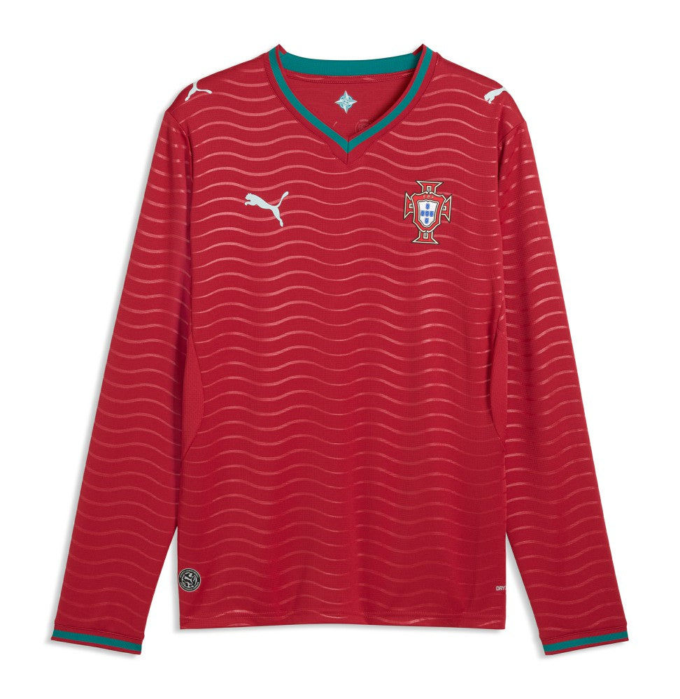 Portugal National Team 2026 Home Replica Long Sleeve Jersey - Puma Red