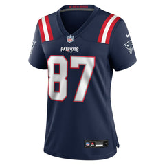 Rob Gronkowski  Women's Team Retired Player Game Jersey - New England Patriots
