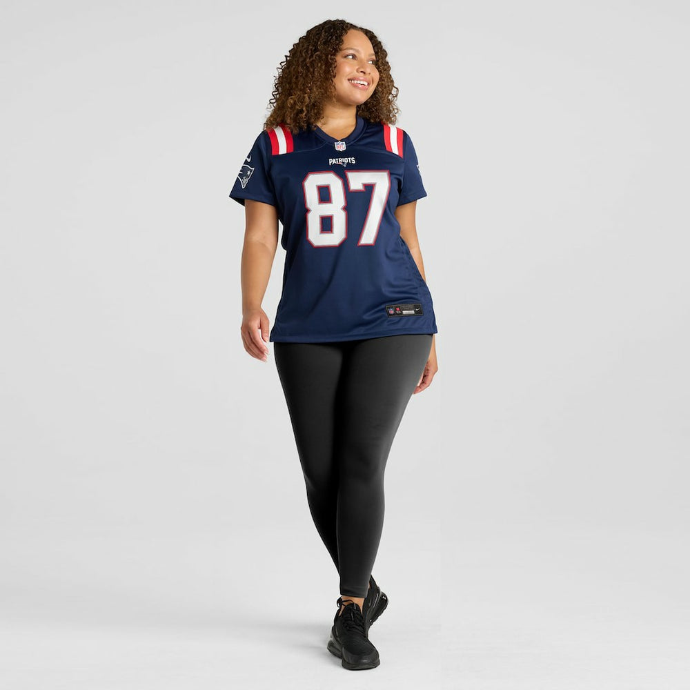 Rob Gronkowski  Women's Team Retired Player Game Jersey - New England Patriots
