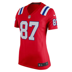 Rob Gronkowski  Women's Alternate Retired Player Game Jersey - New England Patriots