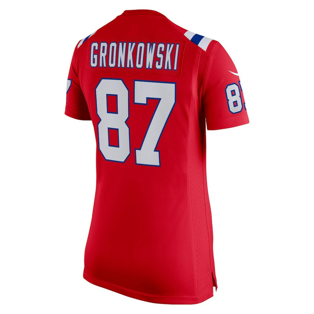 Rob Gronkowski  Women's Alternate Retired Player Game Jersey - New England Patriots