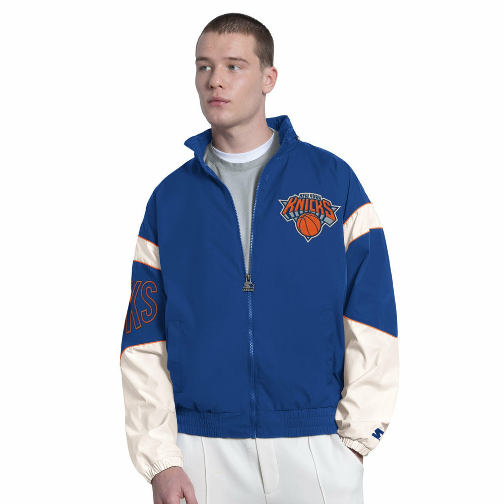 NBA New York Knicks Starter The Gust Full-Zip Hooded Jacket