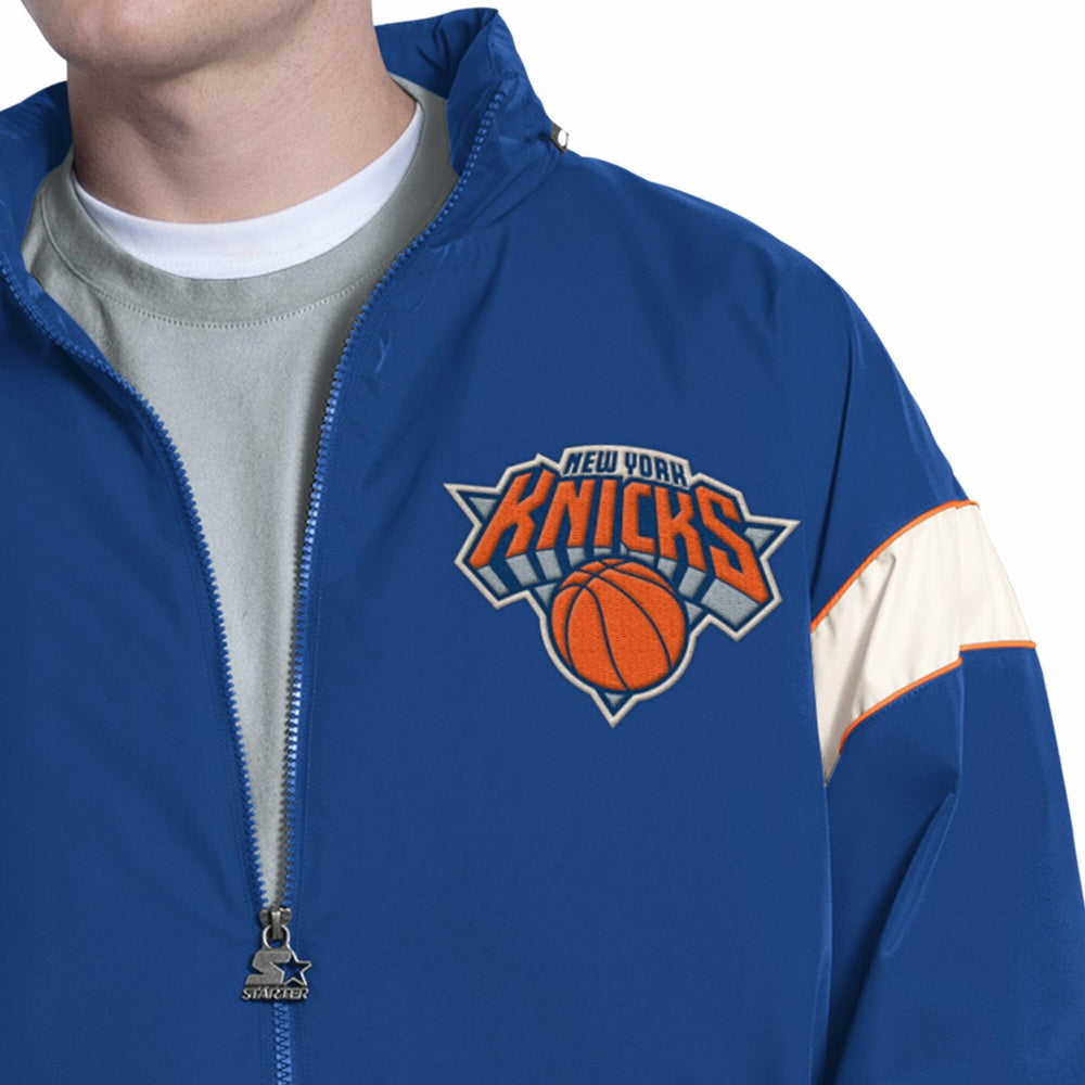 NBA New York Knicks Starter The Gust Full-Zip Hooded Jacket