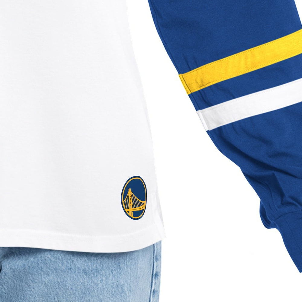 NBA Golden State Warriors G-III 4Her by Carl Banks Women's Key Player Oversized Hooded Long Sleeve T-Shirt sale