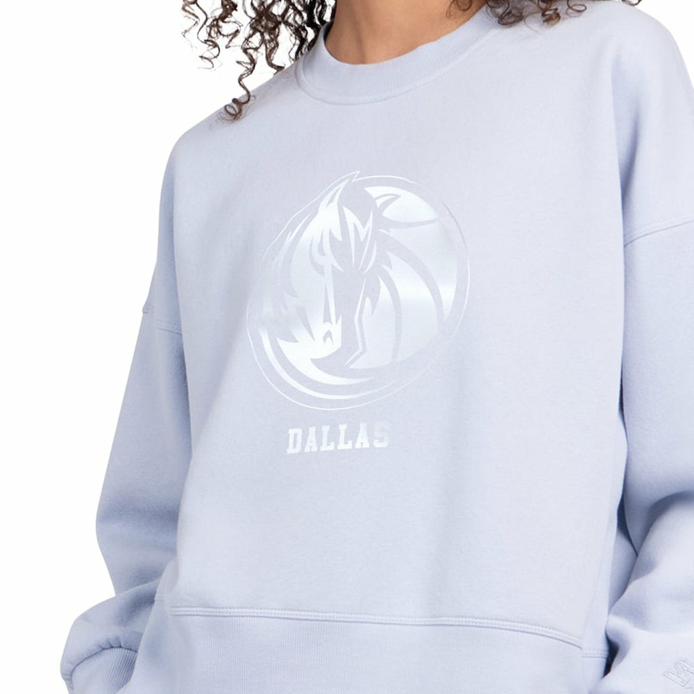 NBA Dallas Mavericks Starter Women's Pastel Boxy Sweatshirt sale