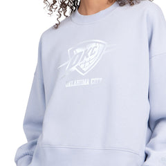 NBA Oklahoma City Thunder Starter Women's Pastel Boxy Sweatshirt