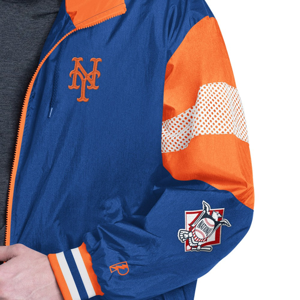 MLB New York Mets Pro Player Legacy Lightweight Full-Zip Hooded Jacket