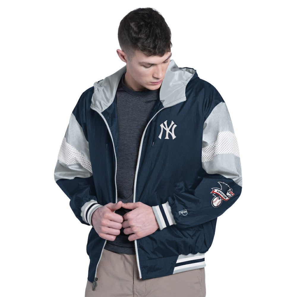 MLB New York Yankees Pro Player Legacy Lightweight Full-Zip Hooded Jacket