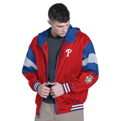 MLB Philadelphia Phillies Pro Player Legacy Lightweight Full-Zip Hooded Jacket