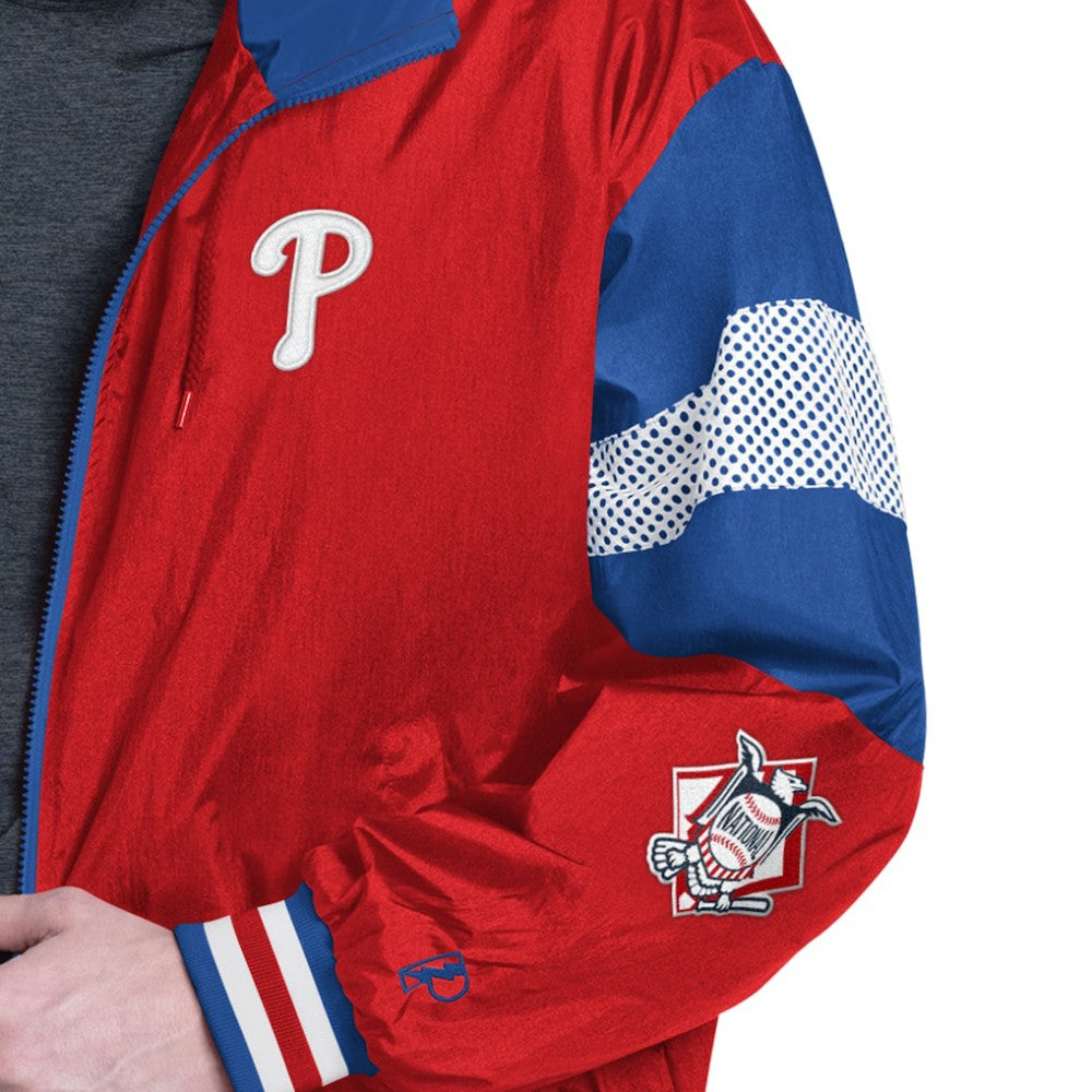 MLB Philadelphia Phillies Pro Player Legacy Lightweight Full-Zip Hooded Jacket