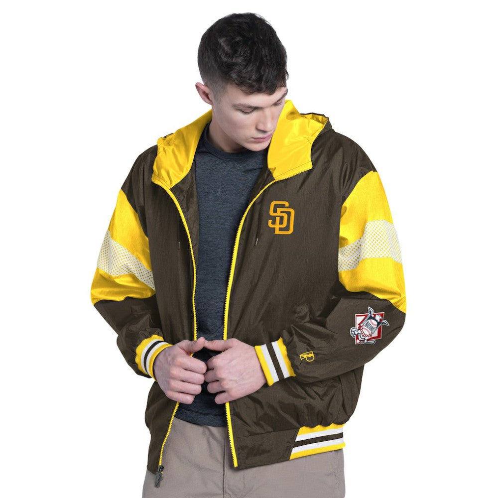 MLB San Diego Padres Pro Player Legacy Lightweight Full-Zip Hooded Jacket