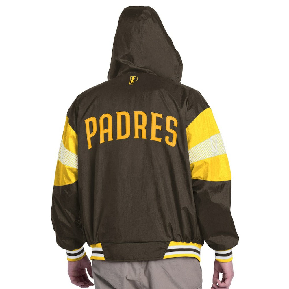 MLB San Diego Padres Pro Player Legacy Lightweight Full-Zip Hooded Jacket
