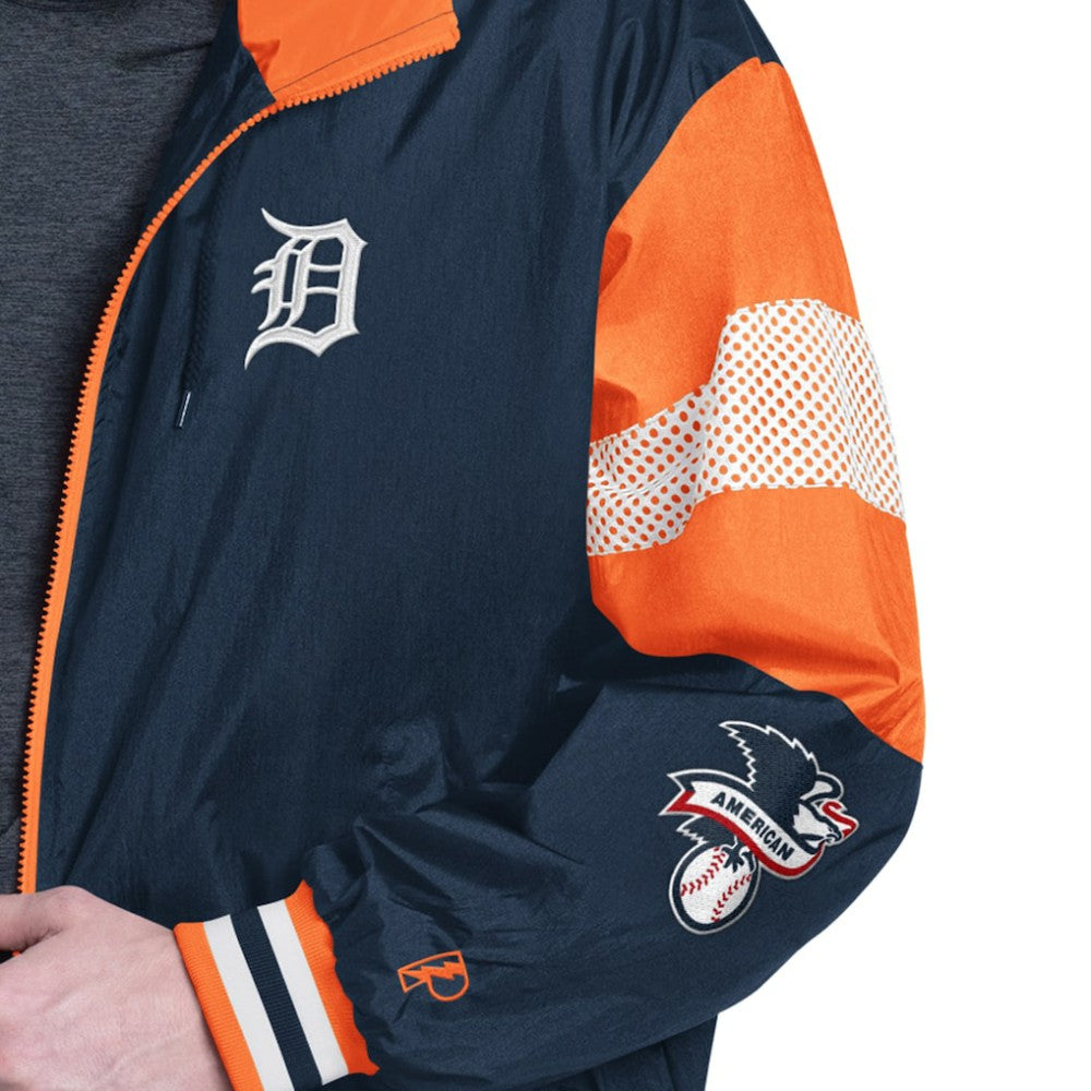 MLB Detroit Tigers Pro Player Legacy Lightweight Full-Zip Hooded Jacket