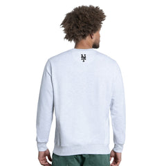 MLB New York Mets Starter Face of Ice Blue French Terry Sweatshirt
