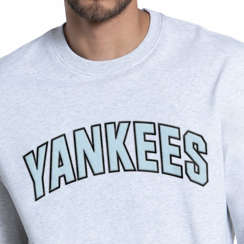 MLB New York Yankees Starter Face of Ice Blue French Terry Sweatshirt