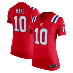 Drake Maye  Women's Alternate Game Jersey - New England Patriots