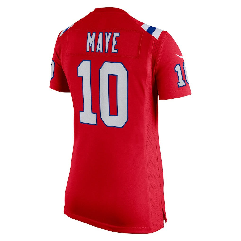 Drake Maye  Women's Alternate Game Jersey - New England Patriots