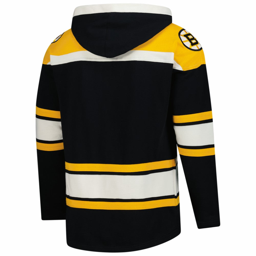 NHL Black Boston Bruins '47 Superior Lacer Hoodie