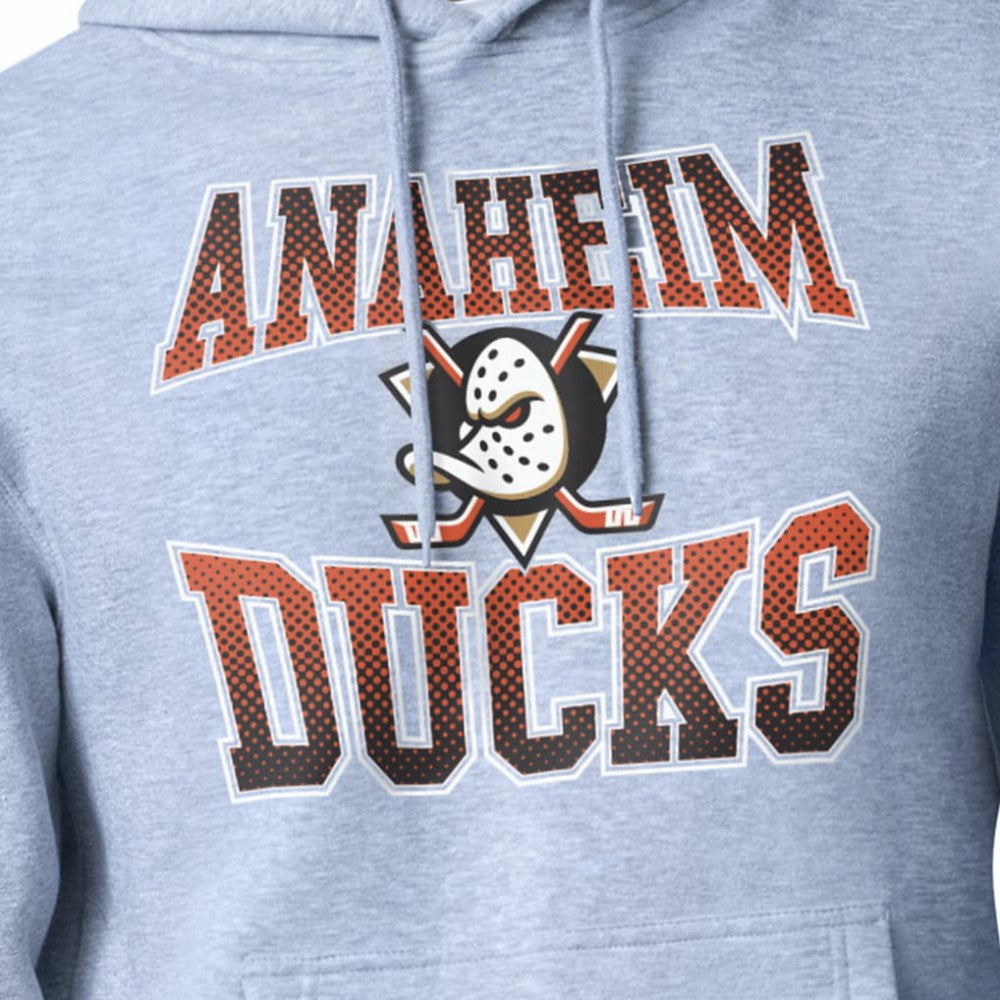 NHL Gray Anaheim Ducks Starter Comic Style Team Graphic Hoodie