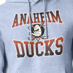 NHL Gray Anaheim Ducks Starter Comic Style Team Graphic Hoodie
