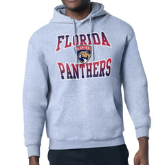 NHL Gray Florida Panthers Starter Comic Style Team Graphic Hoodie
