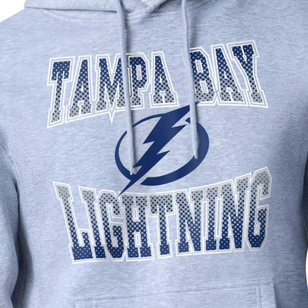NHL Gray Tampa Bay Lightning Starter Comic Style Team Graphic Hoodie