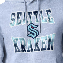 NHL Gray Seattle Kraken Starter Comic Style Team Graphic Hoodie