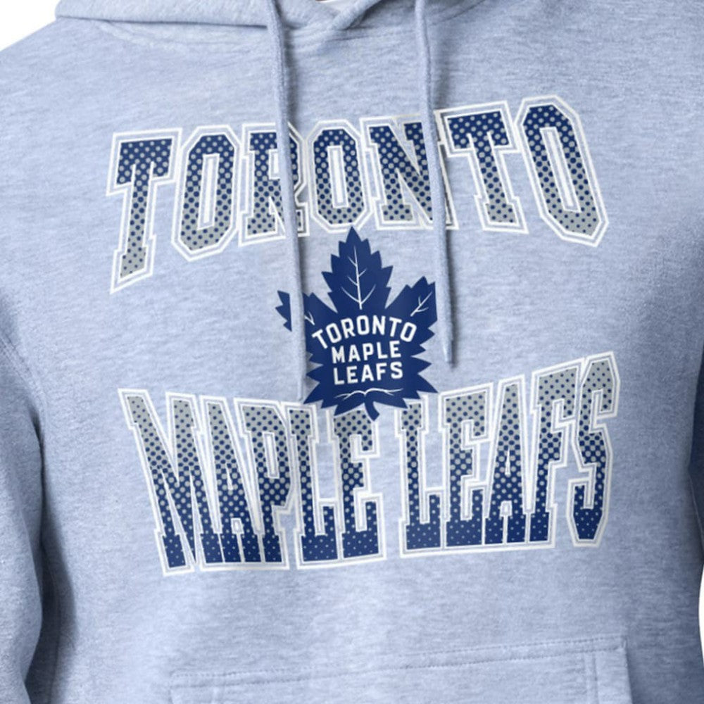 NHL Gray Toronto Maple Leafs Starter Comic Style Team Graphic Hoodie