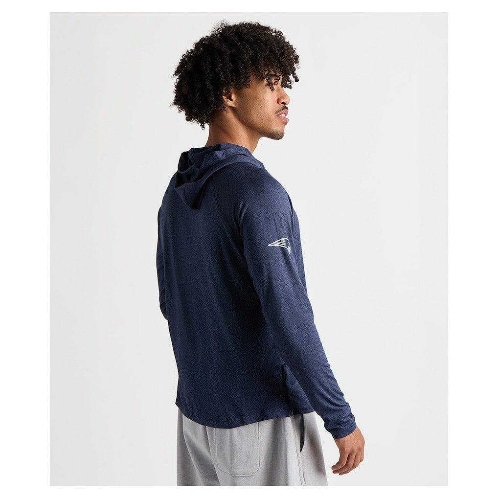 Charles River x  Cayak Hooded Long Sleeve T-Shirt - New England Patriots