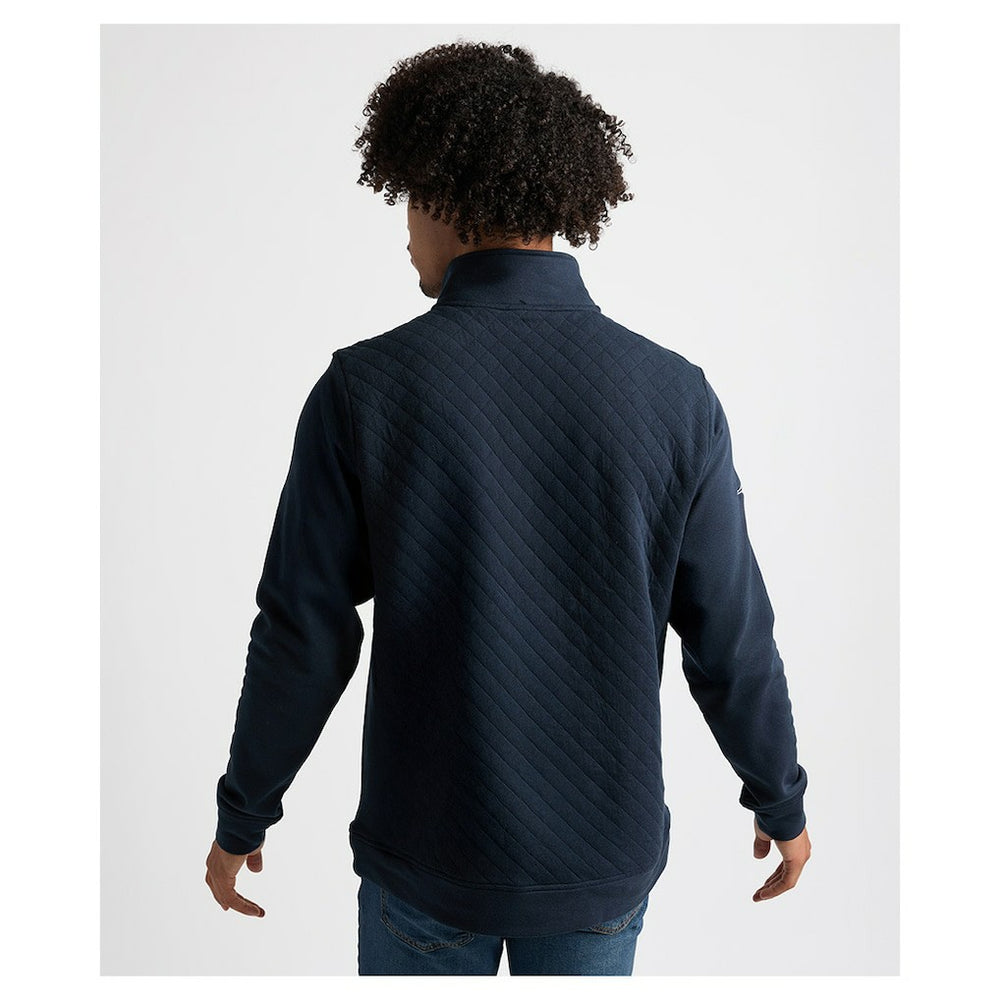 Charles River x  Franconia Quilted Quarter-Zip Sweatshirt - New England Patriots