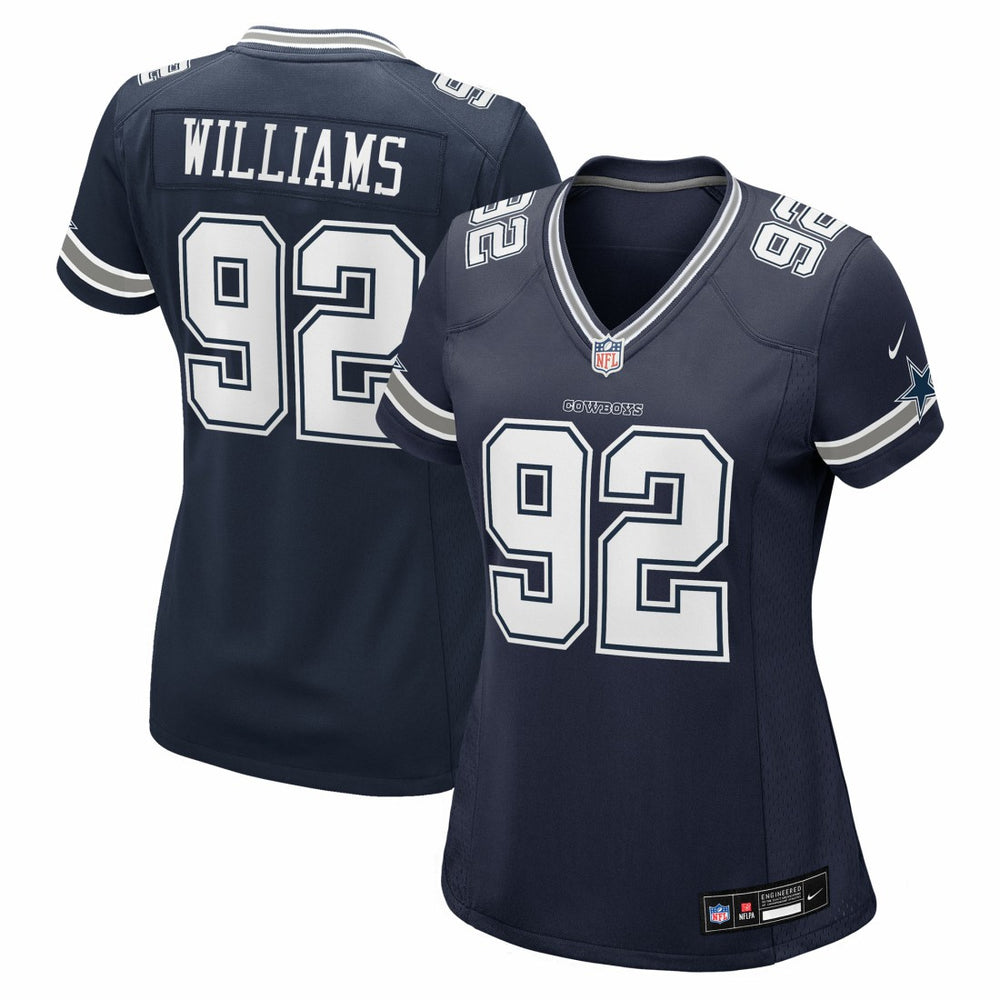 Quinnen Williams  Women's Team Game Jersey - Dallas Cowboys