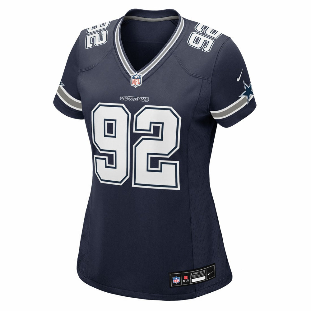 Quinnen Williams  Women's Team Game Jersey - Dallas Cowboys