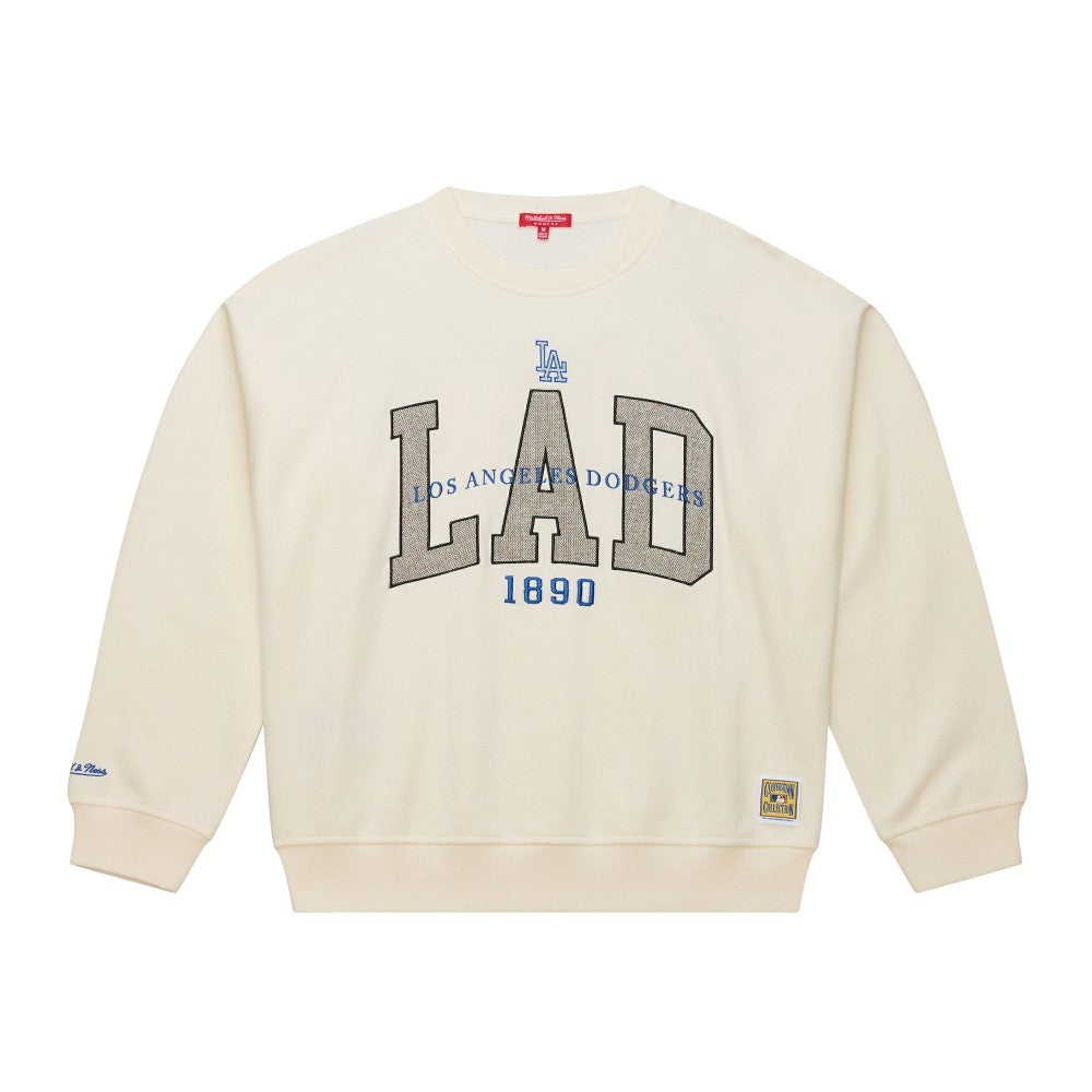 MLB Los Angeles Dodgers Mitchell & Ness Women's Premium Crewneck Sweatshirt