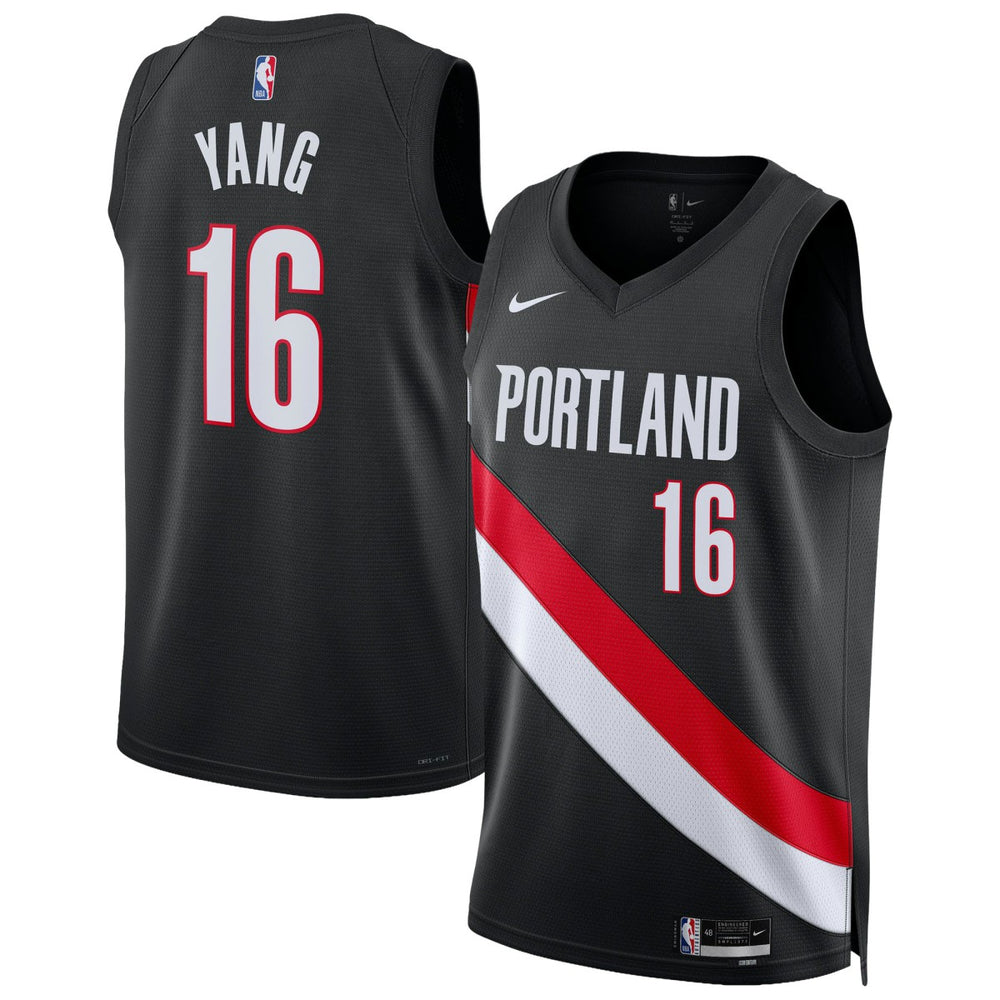 NBA Yang Hansen Portland Trail Blazers Unisex Swingman Jersey