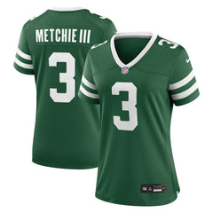 John Metchie III  Women's Team Game Jersey - New York Jets