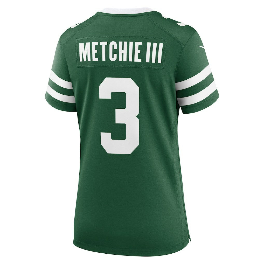 John Metchie III  Women's Team Game Jersey - New York Jets