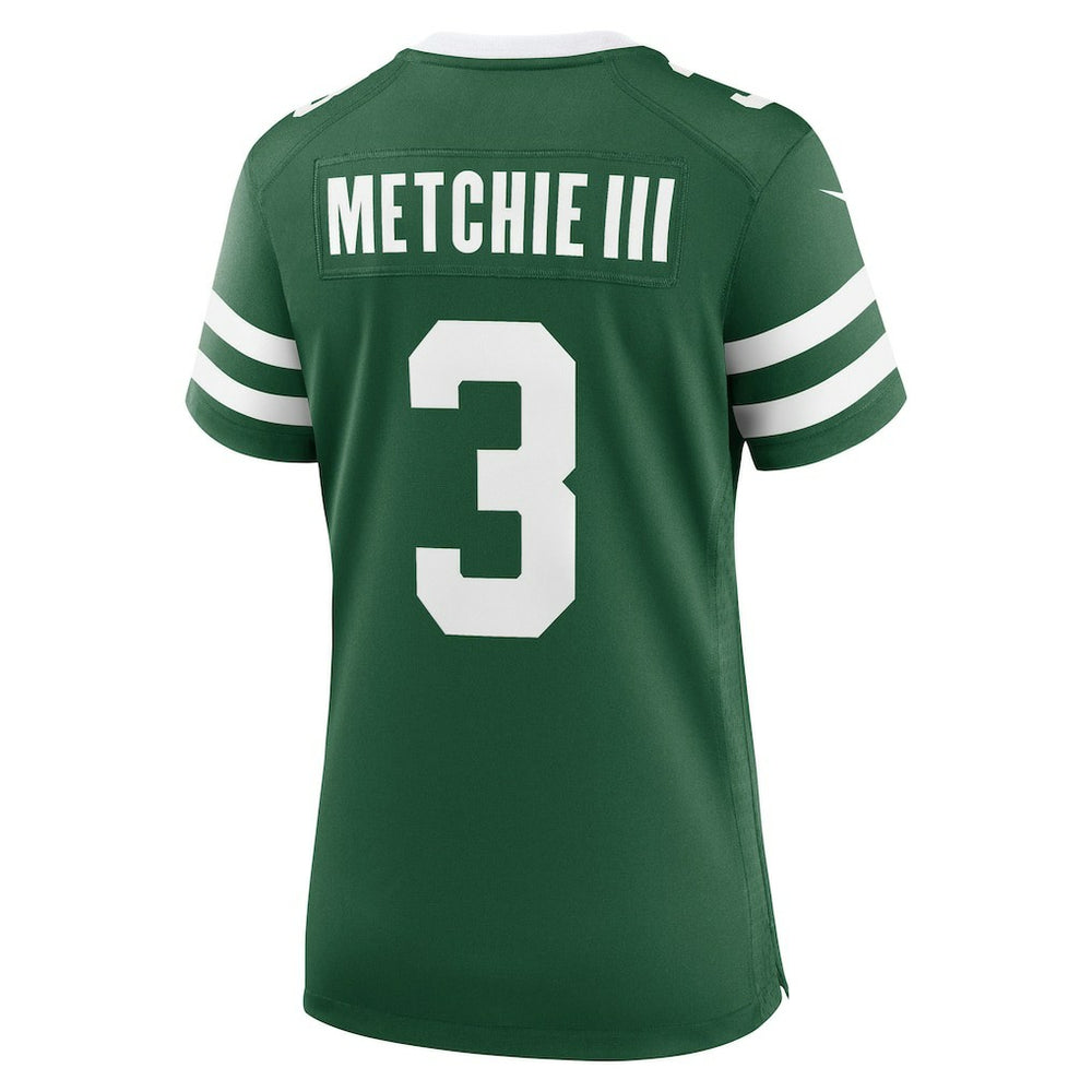 John Metchie III  Women's Team Game Jersey - New York Jets