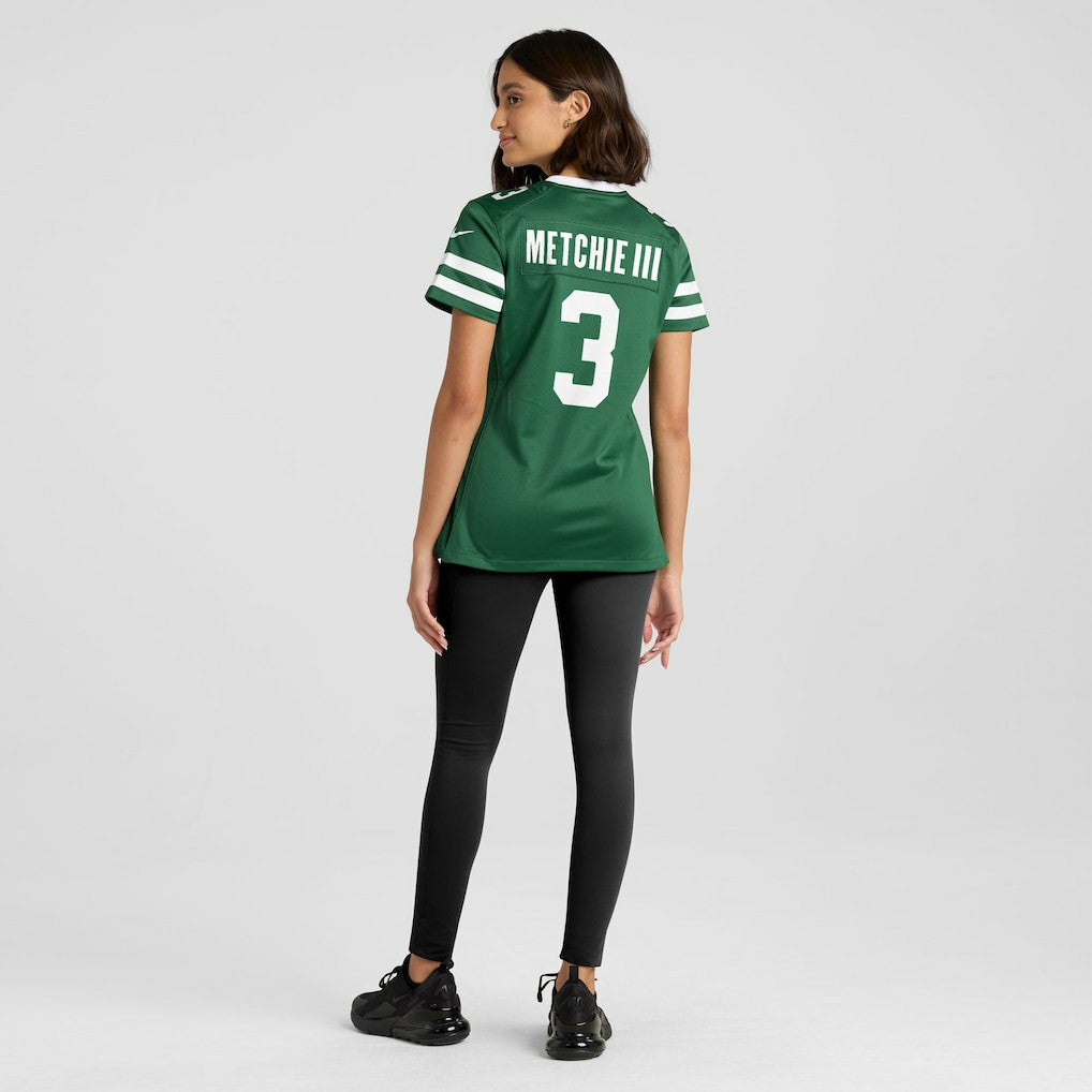 John Metchie III  Women's Team Game Jersey - New York Jets