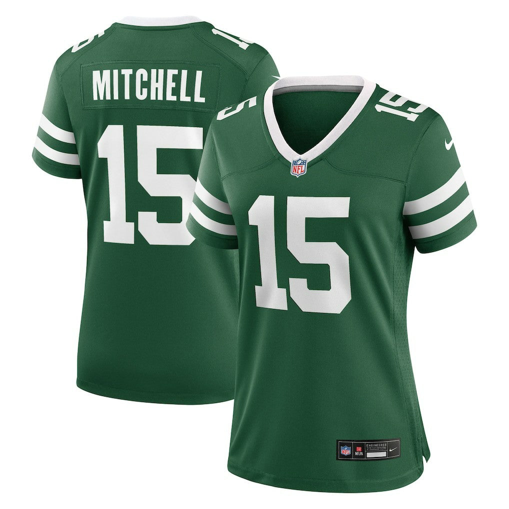 Adonai Mitchell  Women's Team Game Jersey - New York Jets