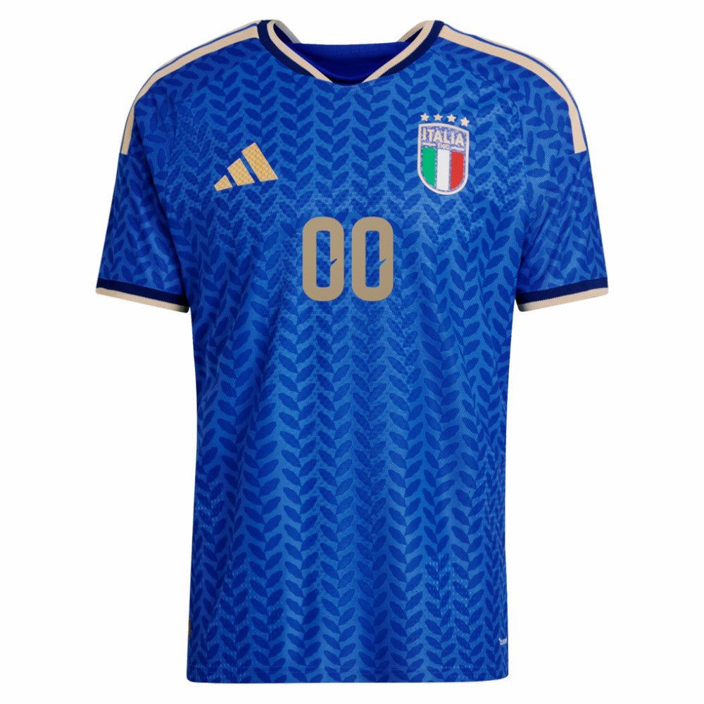 Italy National Team FIFA x World Cup 2026 Home On Field Custom Jersey - Adidas Blue