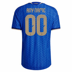 Italy National Team FIFA x World Cup 2026 Home On Field Custom Jersey - Adidas Blue