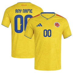 Colombia National Team FIFA x World Cup 2026 Home Replica Custom Jersey - Adidas Yellow