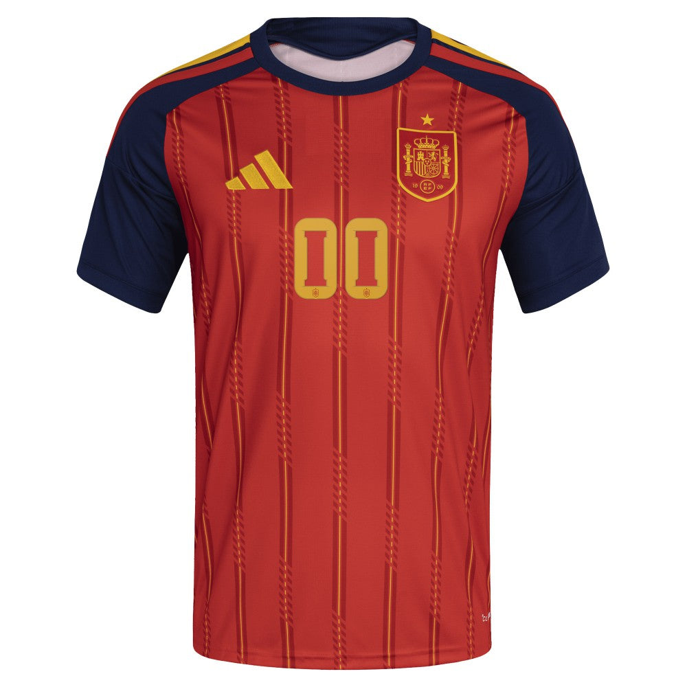 Spain National Team FIFA x World Cup 2026 Home Replica Custom Jersey - Adidas Red