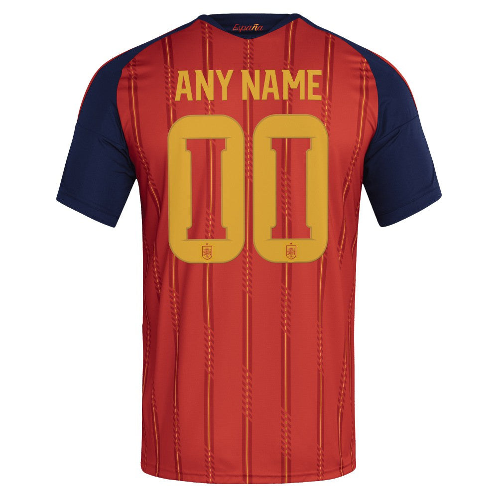 Spain National Team FIFA x World Cup 2026 Home Replica Custom Jersey - Adidas Red