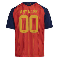 Spain National Team Youth FIFA x World Cup 2026 Home Replica Custom Jersey - Adidas Red