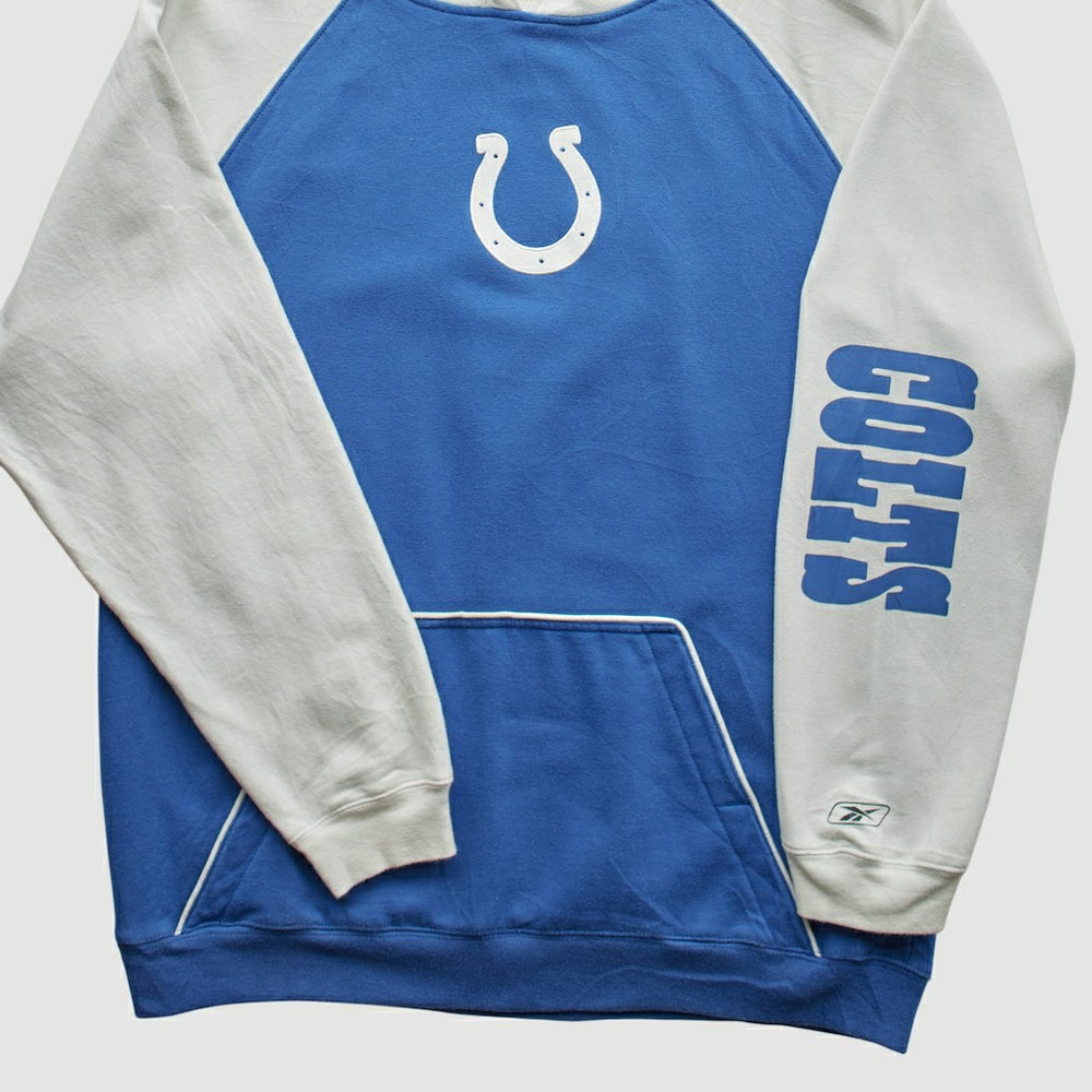 Reebok 2000s Hooded Pullover Sweatshirt - Indianapolis Colts