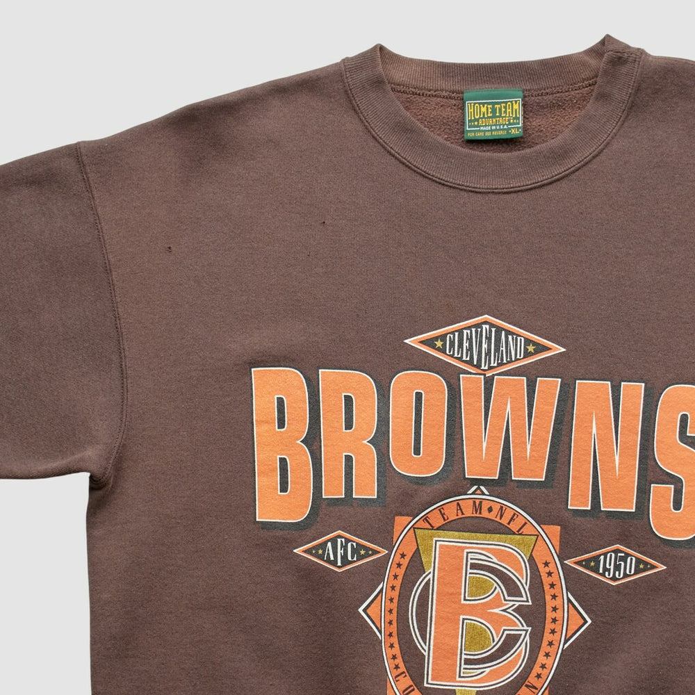 Home Team Advantage 90s Sweatshirt - Cleveland Browns