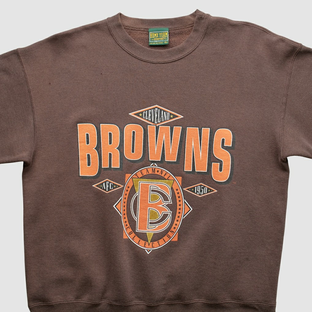 Home Team Advantage 90s Sweatshirt - Cleveland Browns